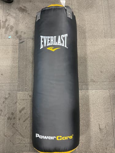 Used Everlast POWER CORE 80LB Boxing Heavy Bag Black 80 lb 11614-S000236914