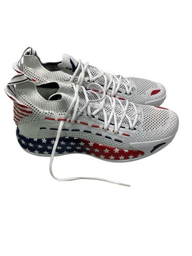 Used ANTA INFIKNIT USA BB SHOES Basketball Shoes M White/Red/Navy Senior 13.5 11347-S000269601