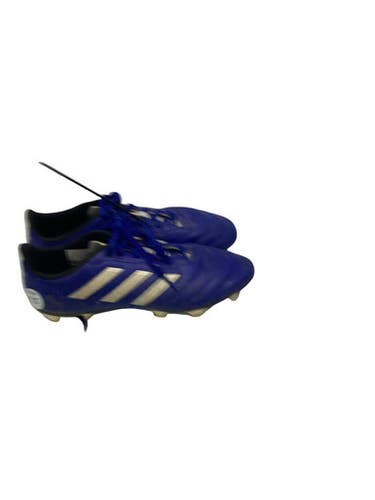 Used Adidas ADIDAS RYL/WHT SOCCER CLEATS Soccer Cleats Royal Blue Junior 04.5 11347-S000269583