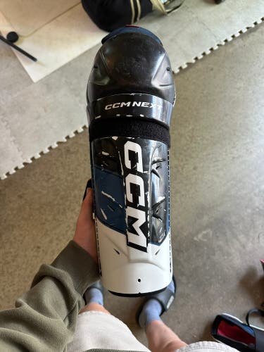 Senior CCM Next 14" Shin Pads (Used)