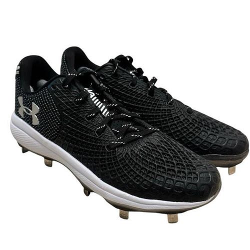 Black Women's Size M 10.5 (W 11.5) Under Armour Low Top Metal (New)