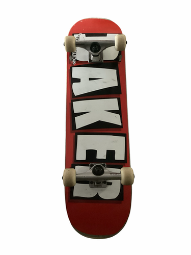Used Baker BAKER Complete Skateboard Red Regular 11613-S000182715
