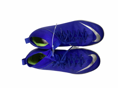 Used Nike MERCURIAL Soccer Indoor Shoes Royal Blue Junior 03.5 11613-S000182706