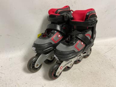 Used Airwalk ADJ 8-9.5 Senior Rec Fitness Skates Red Adjustable 11855-S000204022