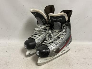 Used Bauer VAPOR X5.0 Senior Hockey Skate White/Black/Red Senior 9.5 11855-S000204004