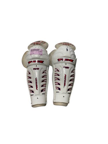 Used TPS Hockey Youth Shin Guards White 9" 11847-S000035606