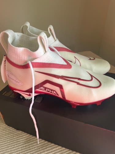 Men's Size M 11.0 (W 12.0) Nike Alpha Menace Elite 3 Mid Top Molded Cleats (New)