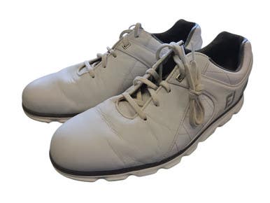 Used Foot Joy Mens Golf Shoes White Senior 10.5 11450-C000521147