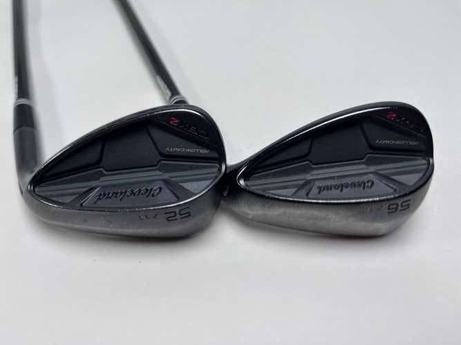 Cleveland CBX 2 Black Satin Wedge Set 52* 11 56* 12 Rotex Wedge Graphite Mens RH
