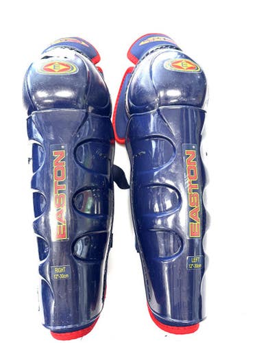 Used Easton Y19 Intermediate Shin Guards Navy Blue 12" 11860-C000309326