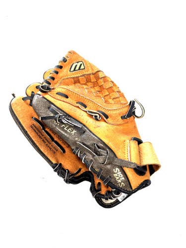 Used Mizuno POWER CLOSE BB/SB Glove LH Throw Brown 11" 11860-C000309323