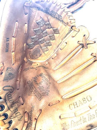 Used Rawlings KEN GRIFFEY JR BB/SB Glove RH Throw Brown 11" 11860-C000309317