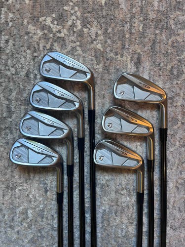 TaylorMade P7CB Irons Right-Handed 4-PW Extra Stiff KBS Shafts Excellent Condition