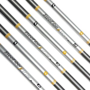 Aerotech SteelFiber fc115 cw 5-PW Iron Shaft Set F4 Stiff Flex .355 Taper