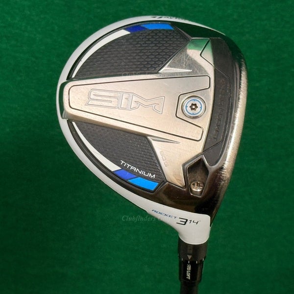 TaylorMade SIM Titanium Rocket 14 Fairway 3 Wood Ventus Blue 6-S Graphite Stiff