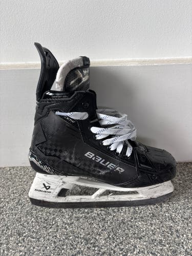 Black 2024 Bauer Supreme Shadow Hockey Skates Regular Width Pro Stock 7 (Used)