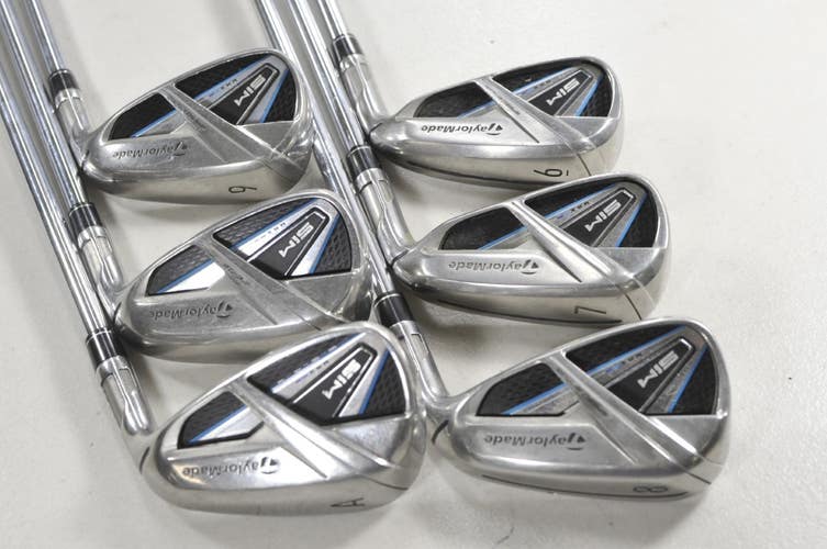 TaylorMade SIM Max 6-PW,AW Iron Set Regular Flex KBS MAX 85g Steel #218731