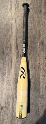 2025 Rawlings Icon Composite USABat Certified Bat (-10) 18 oz 28" (Used)