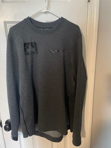 Gray Large Men's Michigan State Basketball Final 4 Long Sleeve Shirt