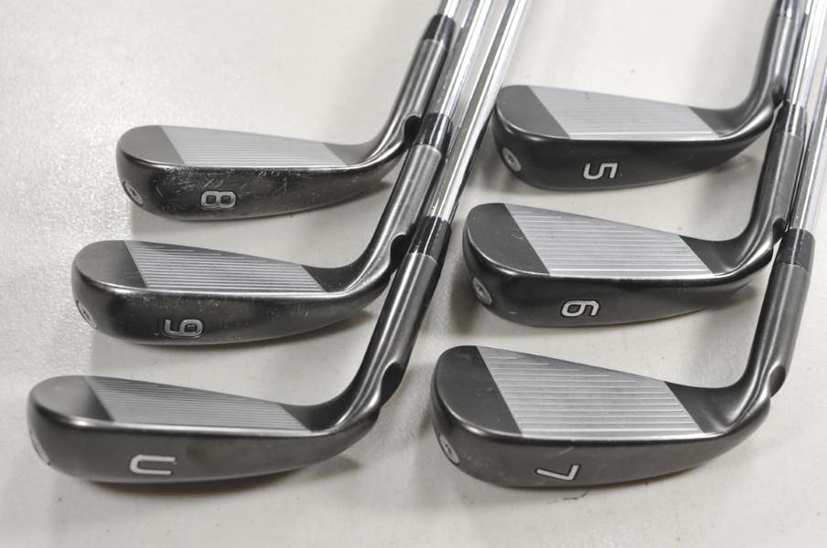 Ping G710 5-9,UW Iron Set Regular Flex Black Dot AWT 2.0 Right