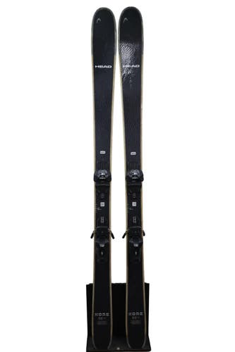 USED 2026 Head Kore 88 Ti 177cm Skis with Tyrolia Attack 11 Bindings Black/Gray