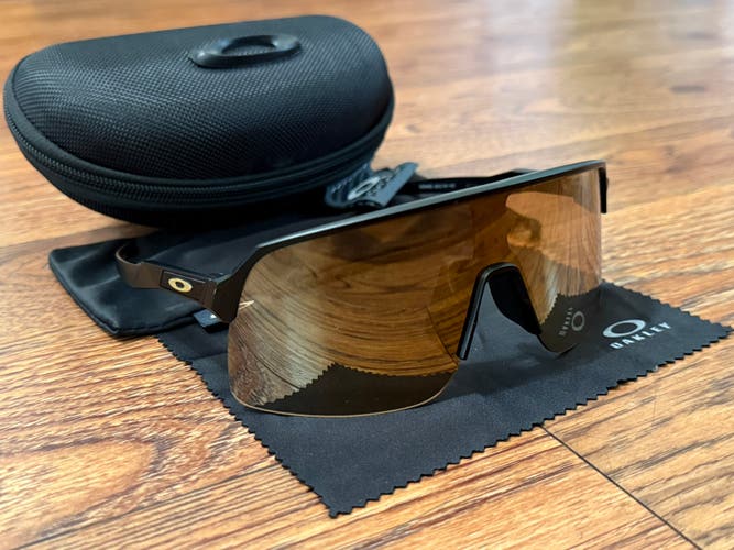 Oakley Sutro Lite Black Frame & Gold Prizm Lenses