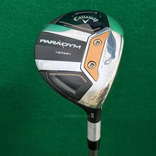 Callaway Paradym Star 22 Fairway Wood 7 Fujikura Air Speeder 50-A Seniors