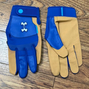 Under Armour Bryce Harper Pro Batting Gloves Blue XXL