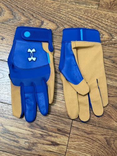 Under Armour Harper Pro Batting Gloves Blue XXL