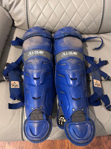 All Star System 7 Axis Catcher's Leg Guard (Used) LG912S7X