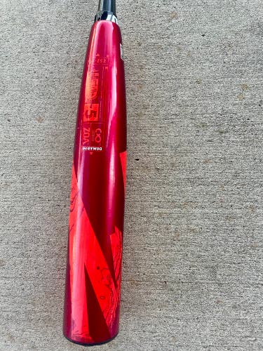 2024 DeMarini Zoa Composite BBCOR Certified Bat (-3) 25 oz 30" (Used)