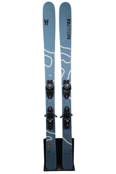 USED 2024 Faction Agent 2 177cm Skis with Tyrolia Attack 11 Bindings