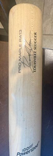 2020 Louisville Slugger MLB Prime RA13 Ronald Acuna Game Model Maple Bat 29 oz 32" (Used)