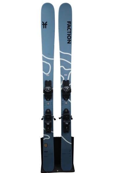 USED 2024 Faction Agent 2 163cm Skis with Tyrolia Attack 11 Bindings