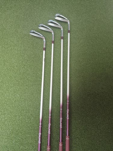 Ping GLE2 irons 4 clubs 8 through UW