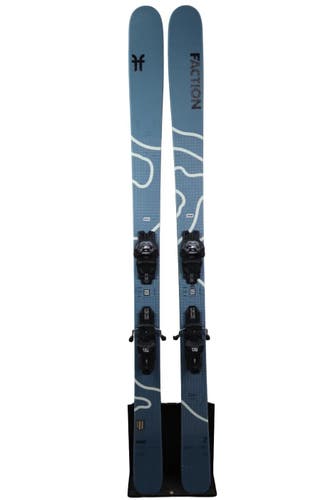 USED 2024 Faction Agent 2 182cm Skis with Tyrolia Attack 11 Bindings