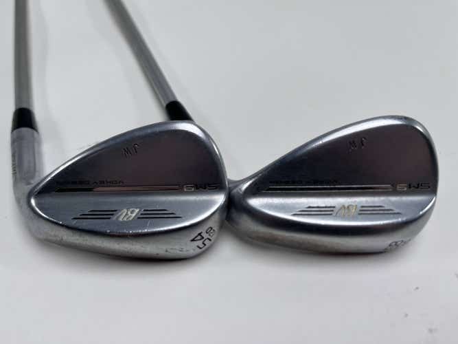 Titleist Vokey SM9 Tour Chrome Wedge Set 54* 12 | 58* 10 Tour C-Taper Stiff RH