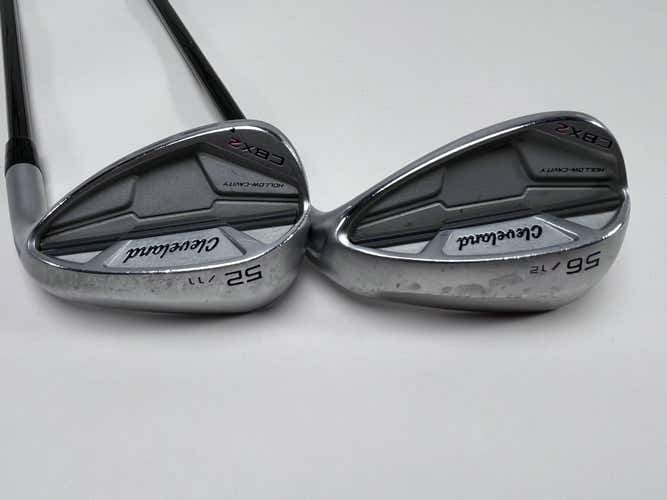 Cleveland CBX 2 Wedge Set 52* 11 | 56* 12 Rotex Precision Graphite RH
