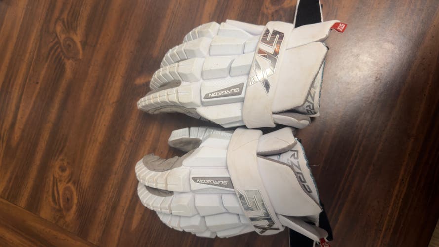 STX Surgeon RZR2 Lacrosse Gloves (Used)