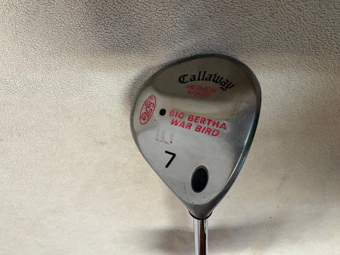 Men's Callaway Big Bertha Warbird Right Handed Fairway Wood Regular Flex 7 Wood Steel Shaft (Used)