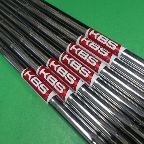 KBS Tour Lite .355 Regular Flex Pulled Steel Iron Shafts SET OF 7