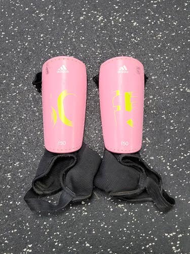 Used Adidas F50 Soccer Shin Guards Youth Pink Youth 11849-S000040140