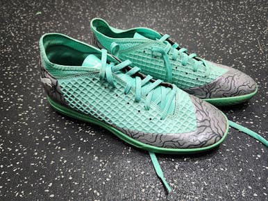 Used Puma Soccer Indoor Shoes Teal Senior 8.5 11849-S000040135