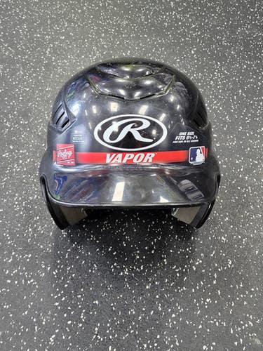 Used Rawlings RCFH Batting Helmet No Mask Black MD 11849-S000040103