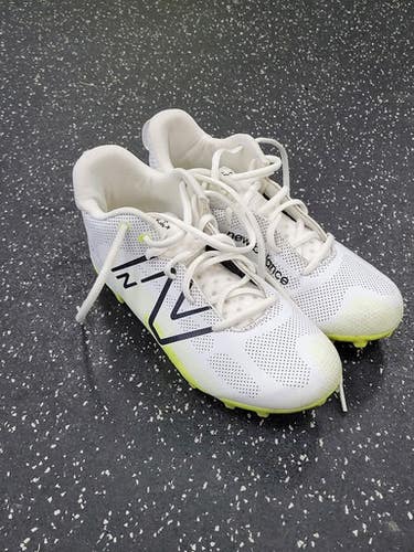 Used New Balance LAX Cleats Boys White Junior 05 11849-S000040045