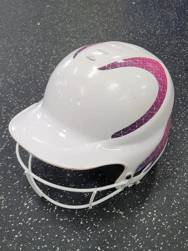 Used RIP-IT VISION Batting Helmet No Mask White SM 11849-S000040023