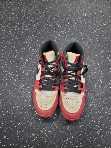 Used Nike AIR JORDAN BASEBALL CLEATS BB/SB Cleats Red Junior 04.5 11849-S000039948