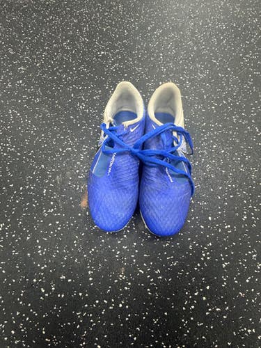 Used Nike PHANTOM Soccer Cleats Royal Blue Junior 02 11849-S000039942