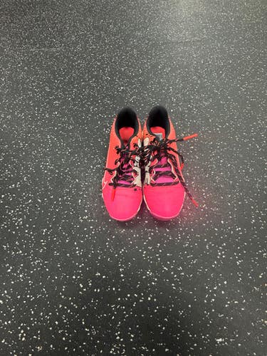 Used Nike DIAMOND FASTFLEX BB/SB Cleats Pink Youth 13.0 11849-S000039936