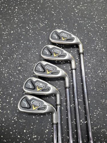 Used Callaway BIG BERTHA  FUSION 5I-9I Mens Iron Set RH 5I-9I 11849-S000039930